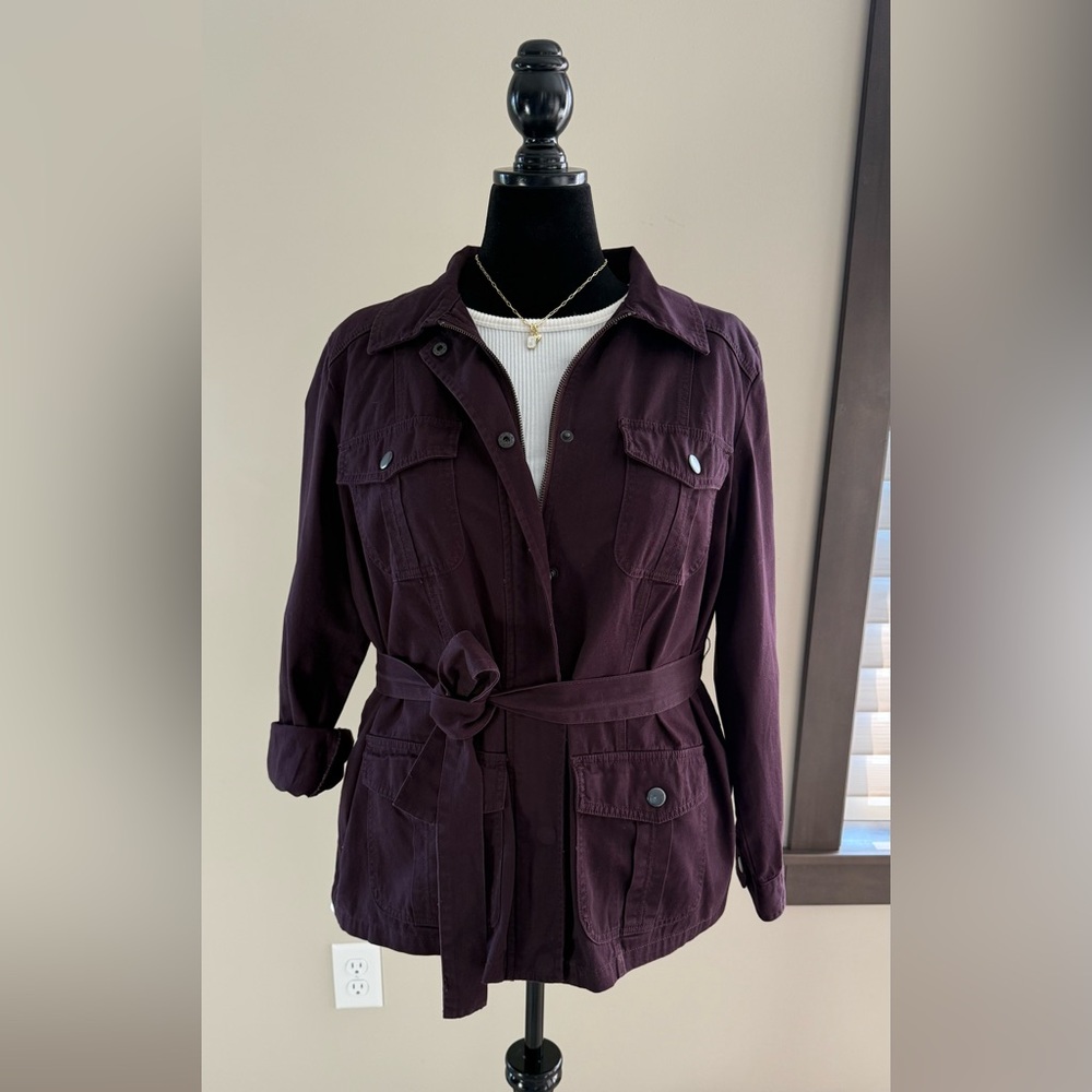 Westport Women's Deep Purple Utility Jacket
